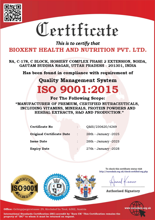 certified supplements