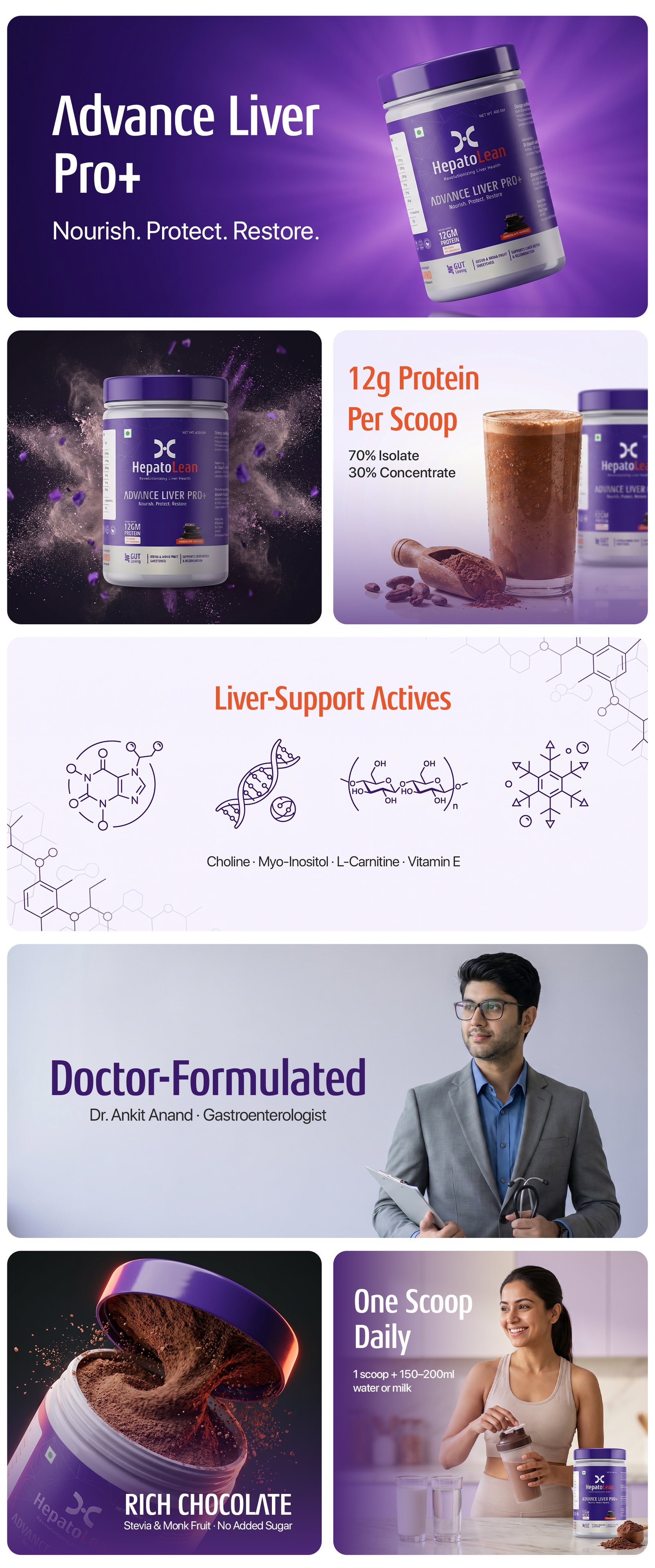 Hepatolean Advance Liver Pro Protien Powder