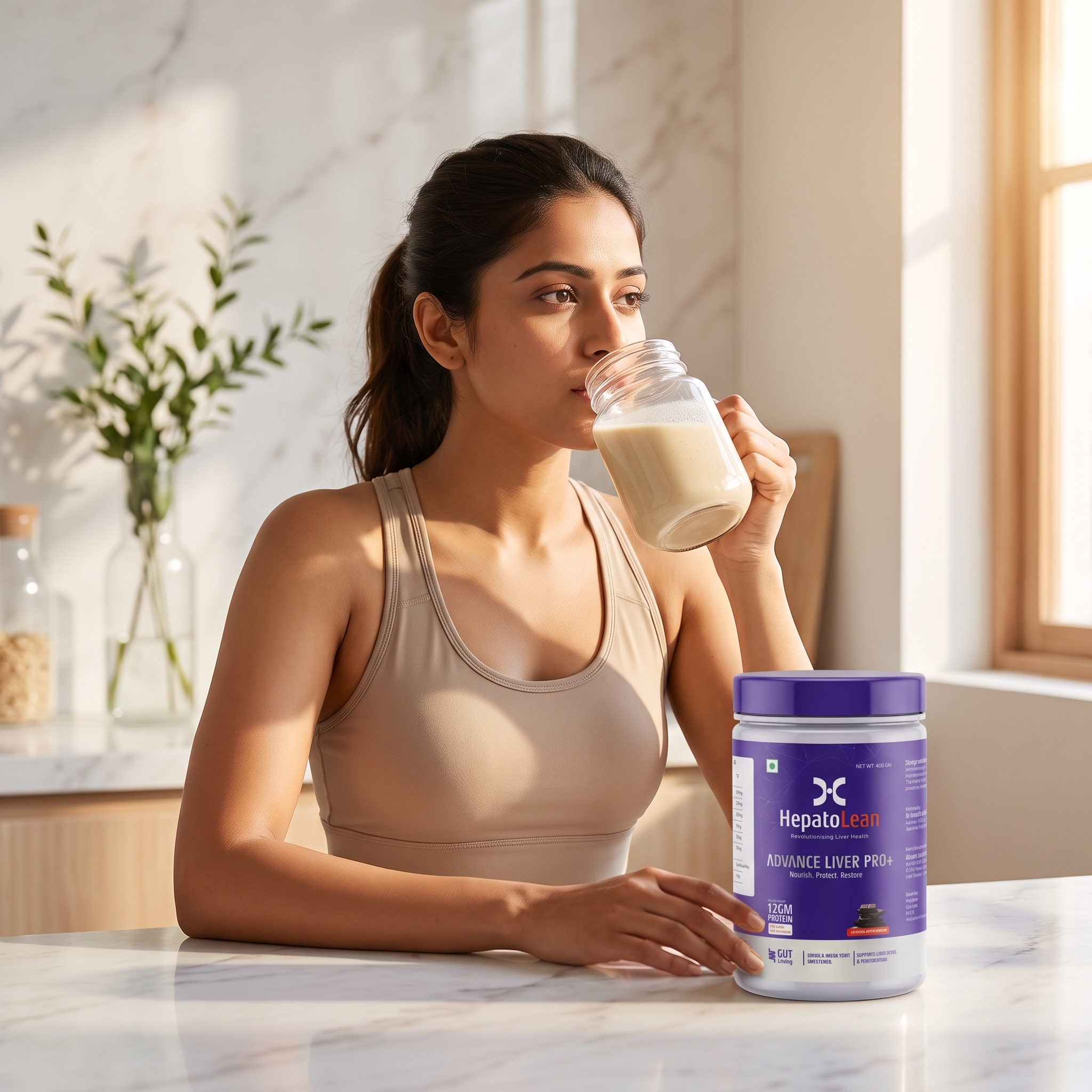 Hepatolean protein powder for women with inositol and choline